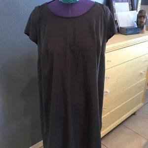 Black/charcoal grey oversized sun dress.